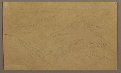 Paysage; Verso - Frederic Edwin Church